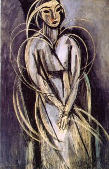 Henri Emile Benoit Matisse : portrait of mlle yvonne landsberg